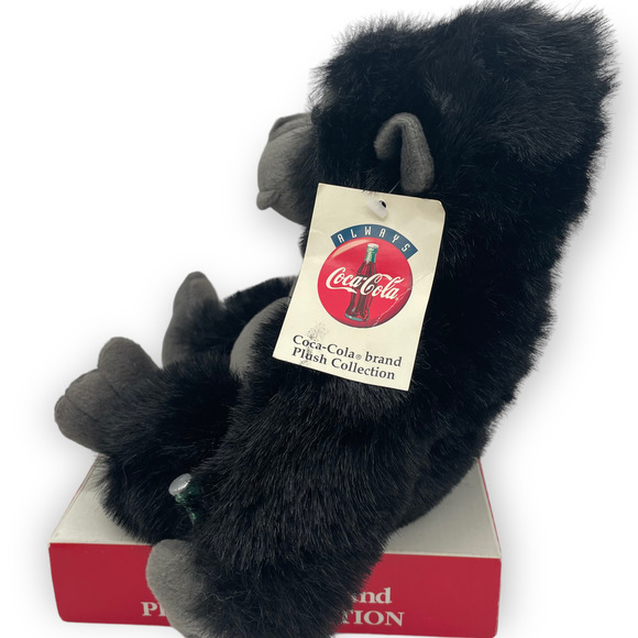 1996 Coca Cola 10-Inch Gorilla Plush New - Collectible Toy UPC 735306900548 - Picture 5 of 6